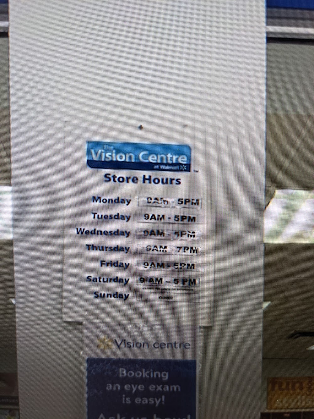 Vision Center At Walmart